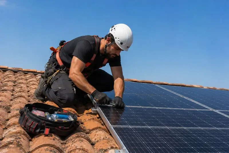 Maintenance et monitoring de panneaux solaires à Rochefort-sur-Loire